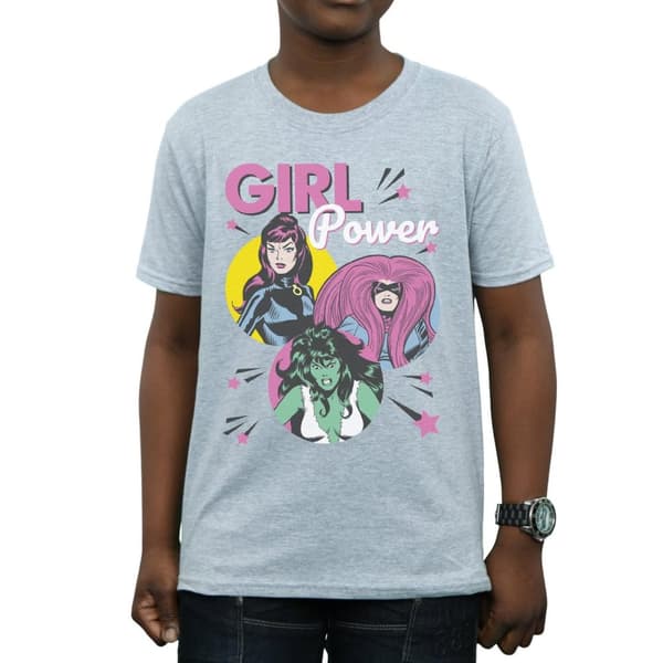 Marvel Comics Girl Power T-shirt för pojkar