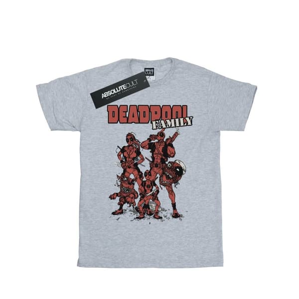 Marvel Womens/Ladies Deadpool Family Group Cotton Boyfriend T-Shirt