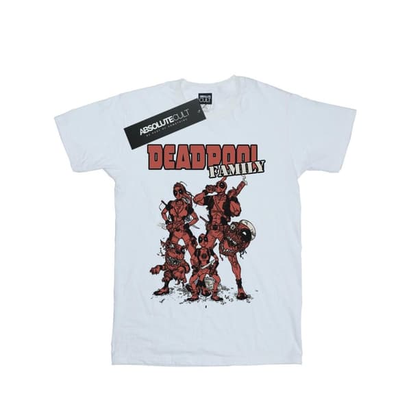 Marvel Womens/Ladies Deadpool Family Group Cotton Boyfriend T-Shirt