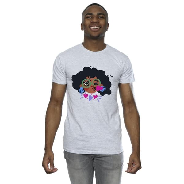 Disney Mens Encanto Mirabel Kiss T-Shirt