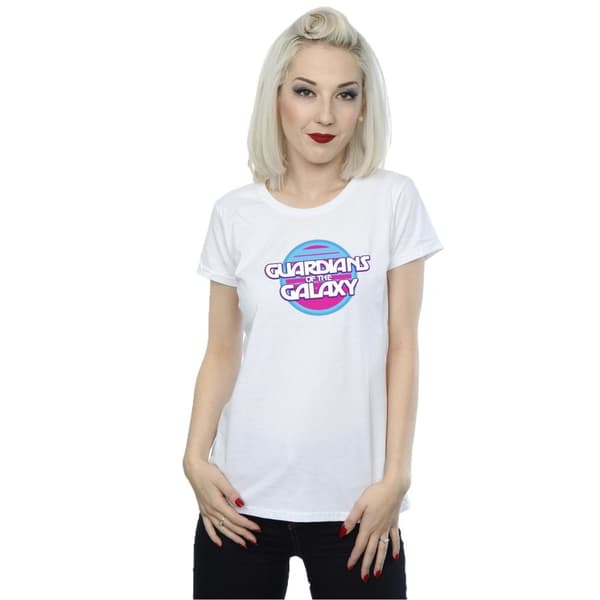 Marvel Womens/Ladies Guardians Of The Galaxy Circle Logo Cotton T-Shirt