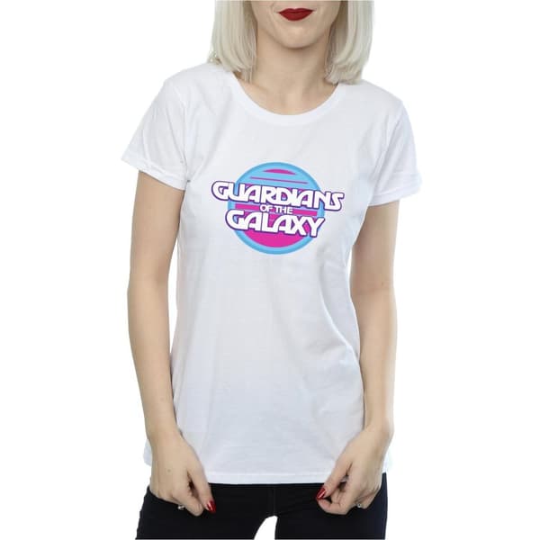 Marvel Womens/Ladies Guardians Of The Galaxy Circle Logo Cotton T-Shirt