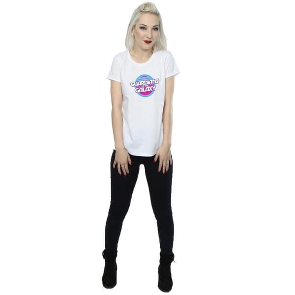 Marvel Womens/Ladies Guardians Of The Galaxy Circle Logo Cotton T-Shirt