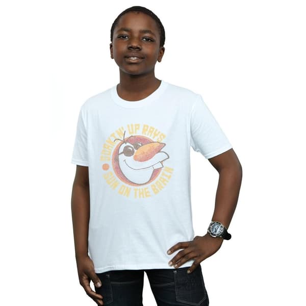 Disney Boys Frozen Olaf Sun On The Brain T-Shirt
