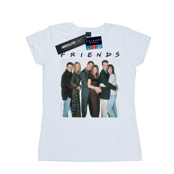 Friends Womens/Ladies Group Photo Hugs Cotton T-Shirt