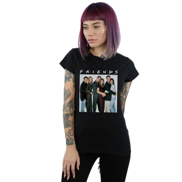 Friends Womens/Ladies Group Photo Hugs Cotton T-Shirt