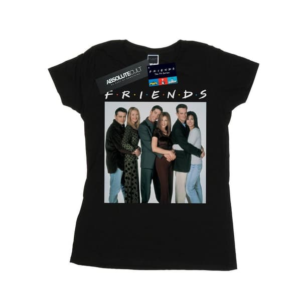 Friends Womens/Ladies Group Photo Hugs Cotton T-Shirt