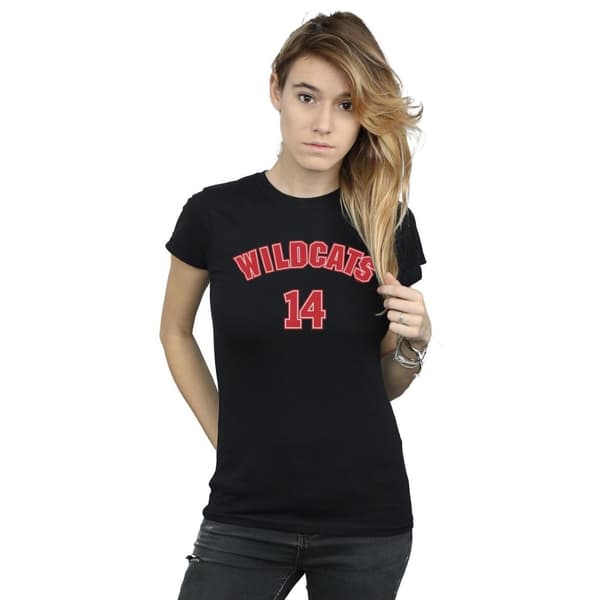 Disney Dam/Tjej High School Musical The Musical Wildcats 14 T-shirt i bomull