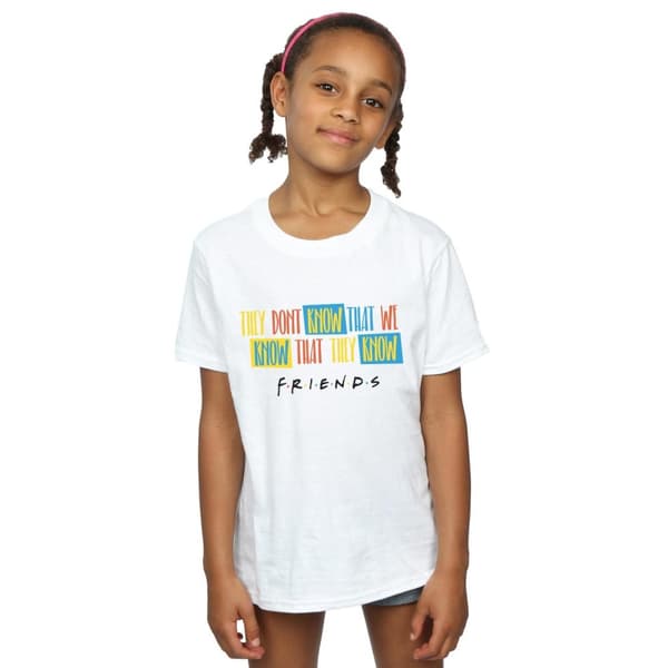 Friends Girls They Don´t Know Script Cotton T-Shirt