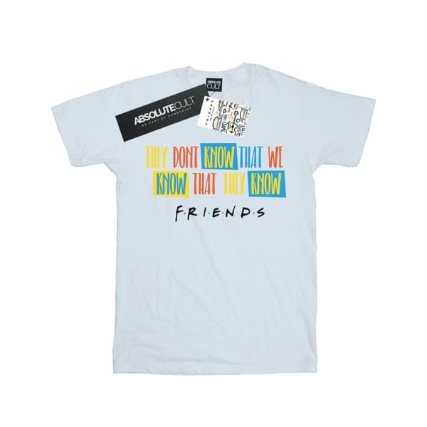 Friends Girls They Don´t Know Script Cotton T-Shirt