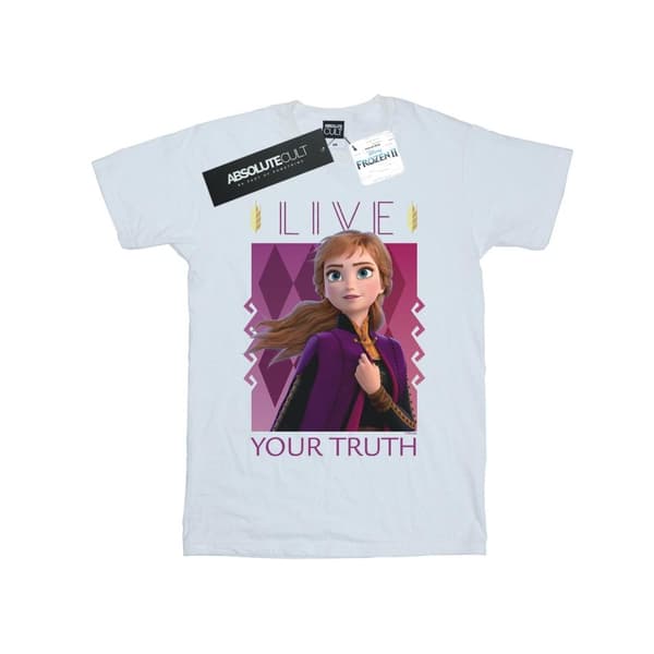 Disney Dam/Tjej Frozen 2 Anna - Lev din sanning Boyfriend-t-shirt i bomull