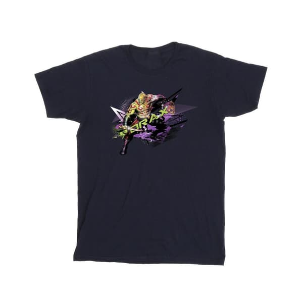 Marvel Guardians Of The Galaxy Abstrakt Drax T-shirt i bomull för flickor