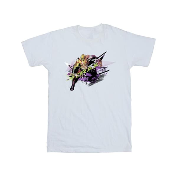 Marvel Guardians Of The Galaxy Abstrakt Drax T-shirt i bomull för flickor