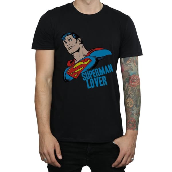 DC Comics Mens Superman Lover T-Shirt
