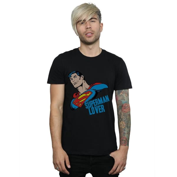 DC Comics Mens Superman Lover T-Shirt