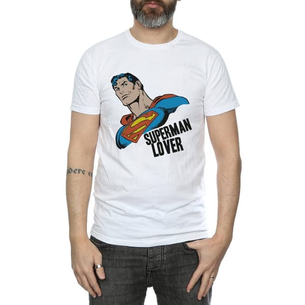 DC Comics Mens Superman Lover T-Shirt