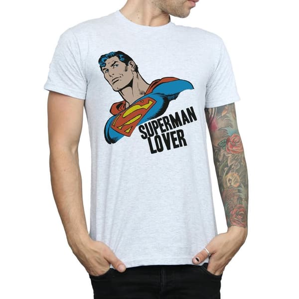 DC Comics Mens Superman Lover T-Shirt
