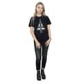 Miniatyrbild 4 av 5: Disney Dam/Tjej Frozen Julgran Bomull Boyfriend T-shirt