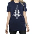 Miniatyrbild 3 av 5: Disney Dam/Tjej Frozen Julgran Bomull Boyfriend T-shirt