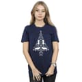 Miniatyrbild 2 av 5: Disney Dam/Tjej Frozen Julgran Bomull Boyfriend T-shirt