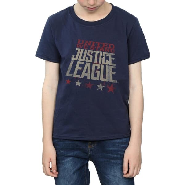 DC Comics Boys Justice League Movie United We Stand T-Shirt
