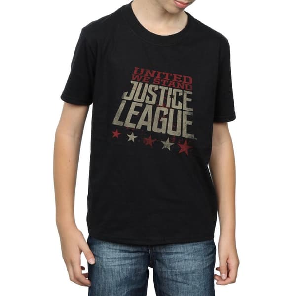 DC Comics Boys Justice League Movie United We Stand T-Shirt