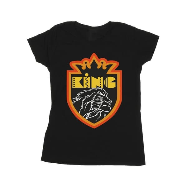 Disney Dam/Tjej Lejonkungen Crest T-shirt i bomull