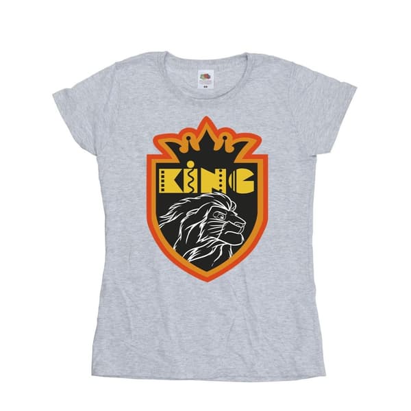 Disney Dam/Tjej Lejonkungen Crest T-shirt i bomull