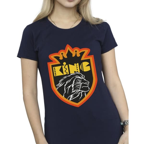 Disney Dam/Tjej Lejonkungen Crest T-shirt i bomull