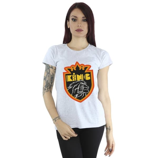 Disney Dam/Tjej Lejonkungen Crest T-shirt i bomull