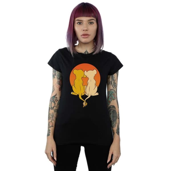 Disney Dam/Tjej Lejonkungen Vi Är Ett T-shirt i bomull