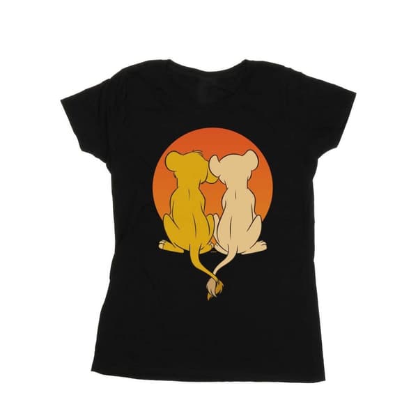 Disney Dam/Tjej Lejonkungen Vi Är Ett T-shirt i bomull Black XL