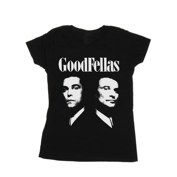 Goodfellas Womens/Ladies Henry And Tommy Cotton T-Shirt Black S