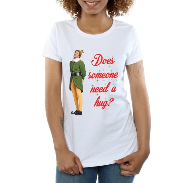 Elf Womens/Ladies Hug Buddy Cotton T-Shirt
