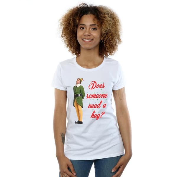 Elf Womens/Ladies Hug Buddy Cotton T-Shirt