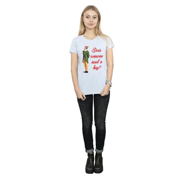 Elf Womens/Ladies Hug Buddy Cotton T-Shirt