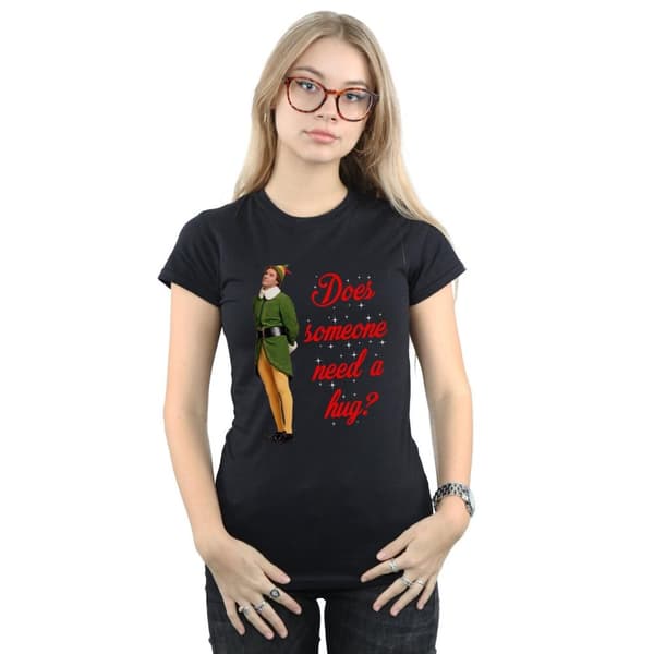 Elf Womens/Ladies Hug Buddy Cotton T-Shirt