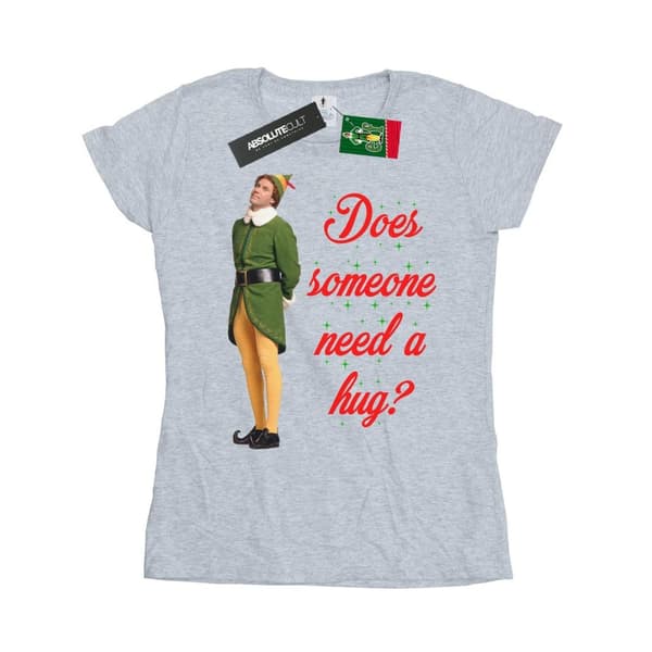 Elf Womens/Ladies Hug Buddy Cotton T-Shirt