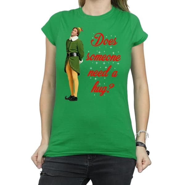 Elf Womens/Ladies Hug Buddy Cotton T-Shirt