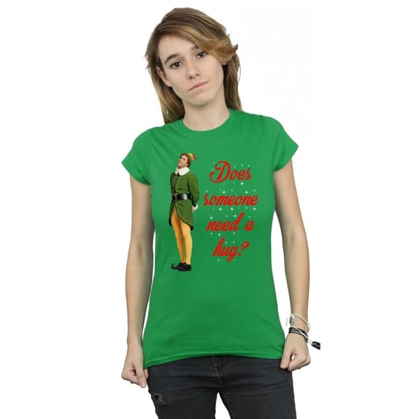 Elf Womens/Ladies Hug Buddy Cotton T-Shirt