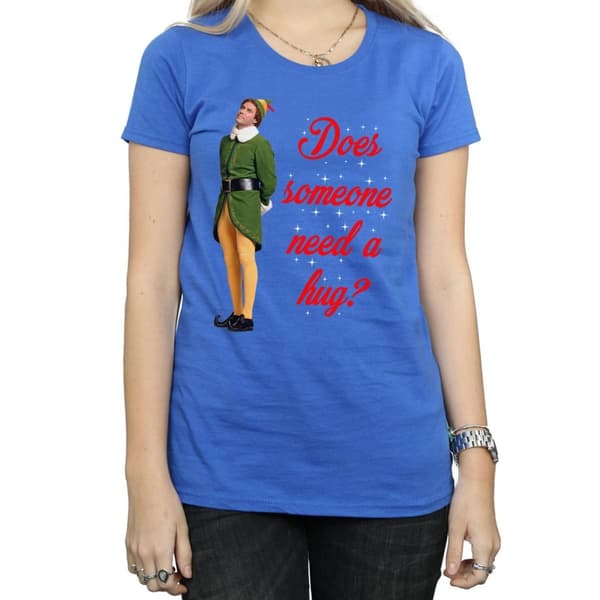 Elf Womens/Ladies Hug Buddy Cotton T-Shirt