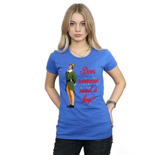 Elf Womens/Ladies Hug Buddy Cotton T-Shirt