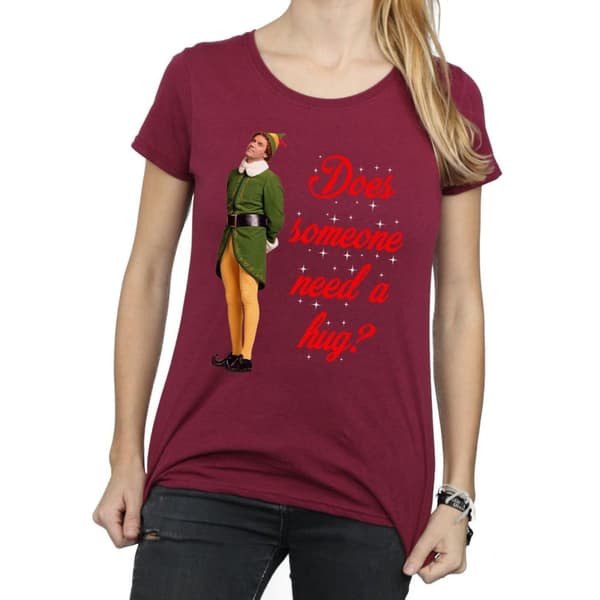 Elf Womens/Ladies Hug Buddy Cotton T-Shirt