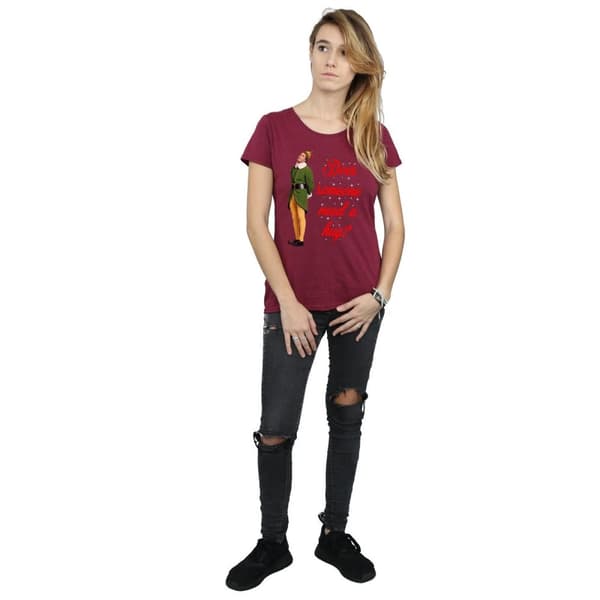 Elf Womens/Ladies Hug Buddy Cotton T-Shirt