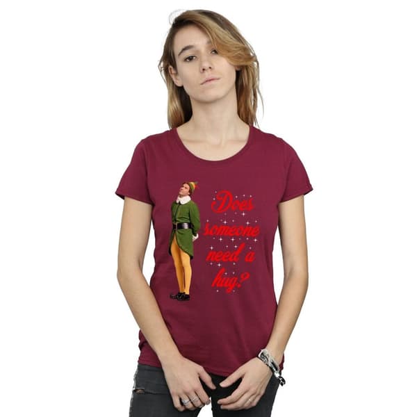 Elf Womens/Ladies Hug Buddy Cotton T-Shirt