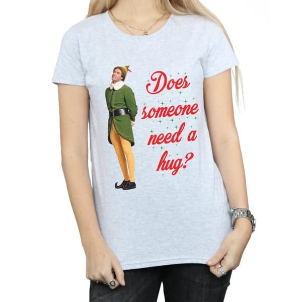 Elf Womens/Ladies Hug Buddy Cotton T-Shirt
