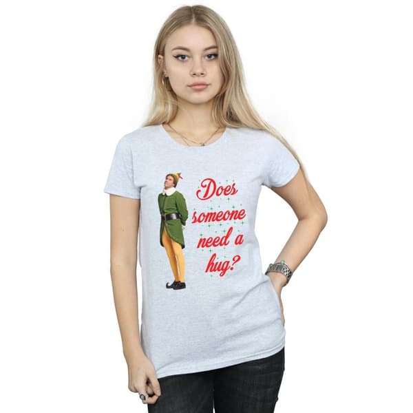 Elf Womens/Ladies Hug Buddy Cotton T-Shirt