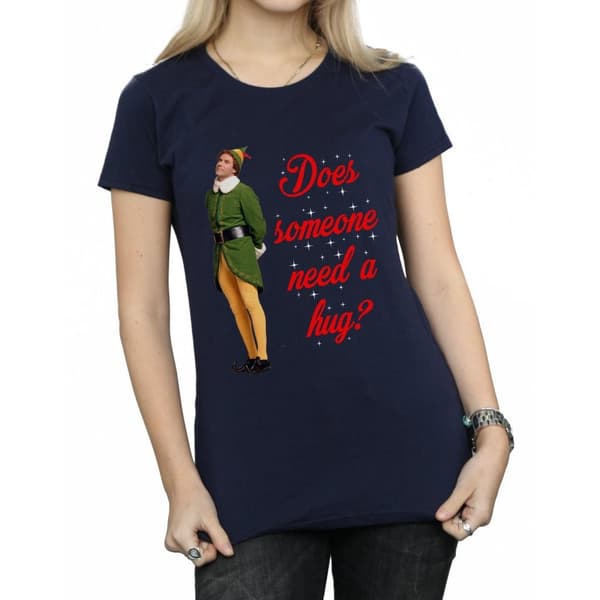 Elf Womens/Ladies Hug Buddy Cotton T-Shirt