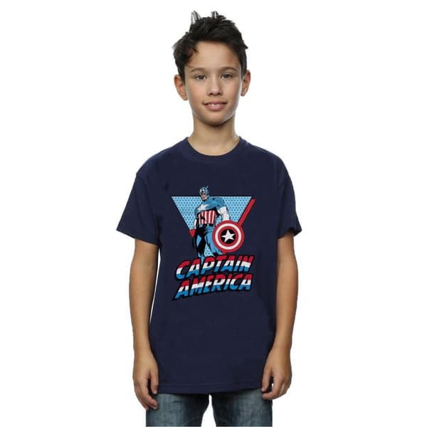 Marvel Captain America triangel-t-shirt för pojkar