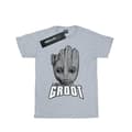 Miniatyrbillede 1 af 5: Marvel Girls Guardians Of The Galaxy Groot Face Cotton T-Shirt